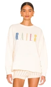 Rails Signature Logo Sweatshirt In Ivory