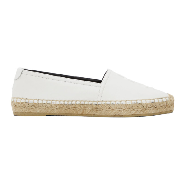 white espadrilles