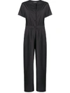 Woolrich Black Cotton Jumpsuit