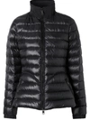 Burberry Packaway Hood Puffer Jacket In Black