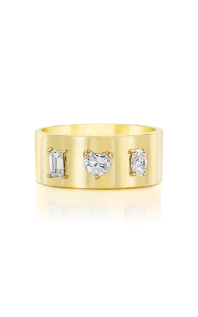 Mindi Mond Women's Fancy Cut Diamond 18k Yellow Gold Ring