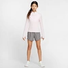 Nike Kids'  Girls' Dry Tempo Running Shorts In Grey