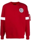 Alpha Industries Apollo 15 Sweater Speed Red