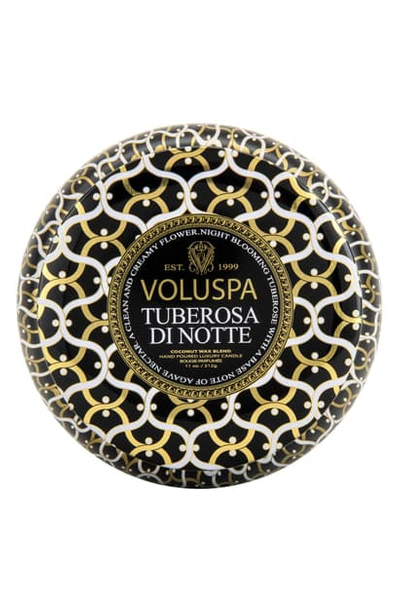 Voluspa Maison Noir Tuberosa Di Notte Maison Metallo Two-wick Candle