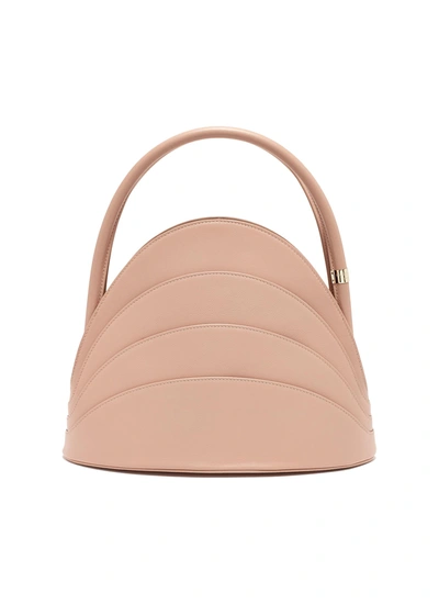 Gabo Guzzo Millefoglie Layered Leather Top Handle Bag In Pink