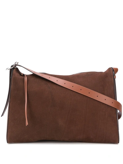 Loewe 'berlingo' Large Messenger Bag In Brown