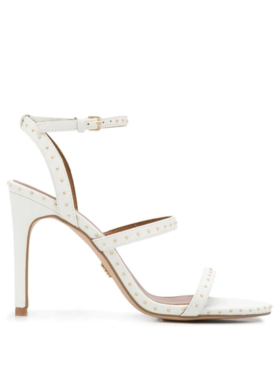 Kurt Geiger Portia 2 Studded Heeled Sandals In White