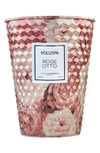 Voluspa Roses Two-wick Tin Table Candle, 26 oz In Rose Otto