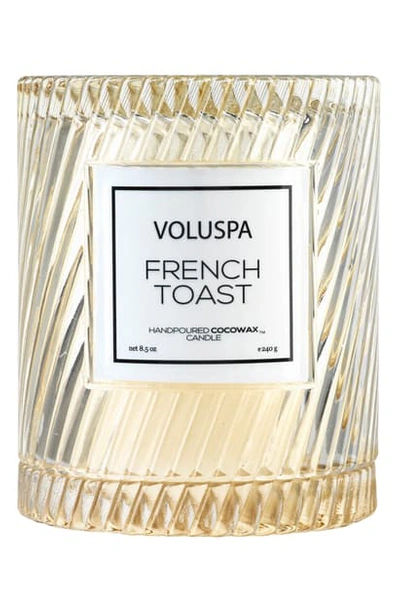 Voluspa Macaron Icon Cloche Cover Candle, 8.5 oz In French Toast