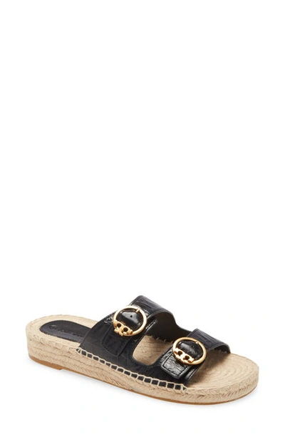 Tory Burch Women's Selby Suede Espadrille Slide Sandals In