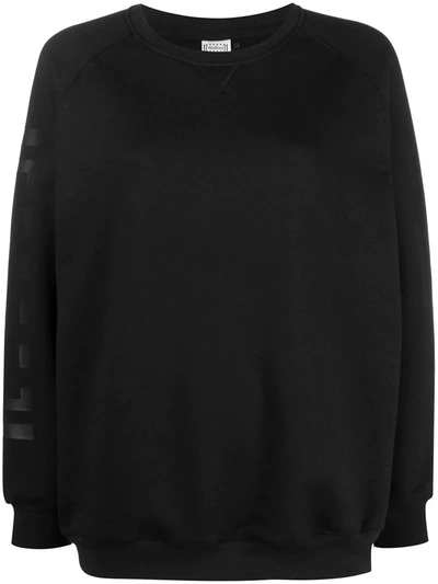 Wolford Oversized Sweatshirt In Black Steel