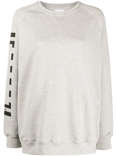 Wolford Logo Print Sweater In Grey