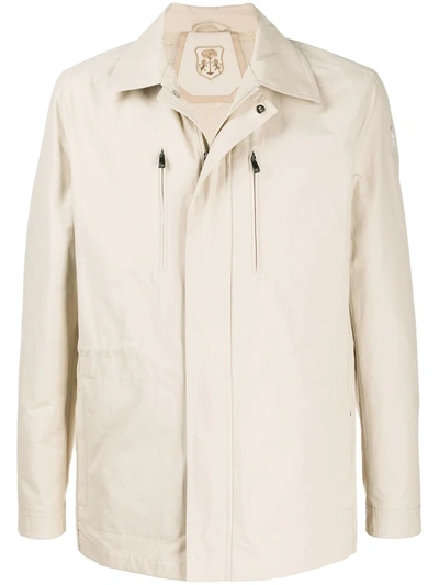 Corneliani Lightweight Utility Jacket In Neutrals