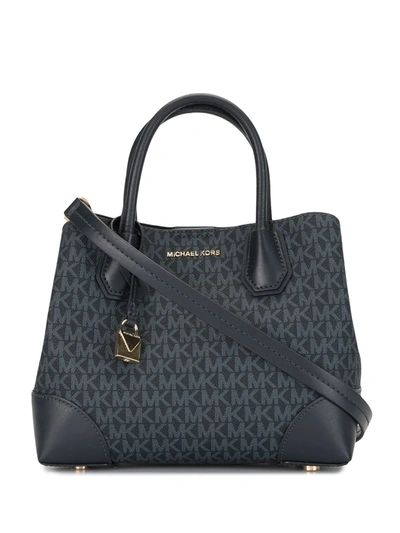 Michael Kors Mercer Gallery Tote Bag In Blue