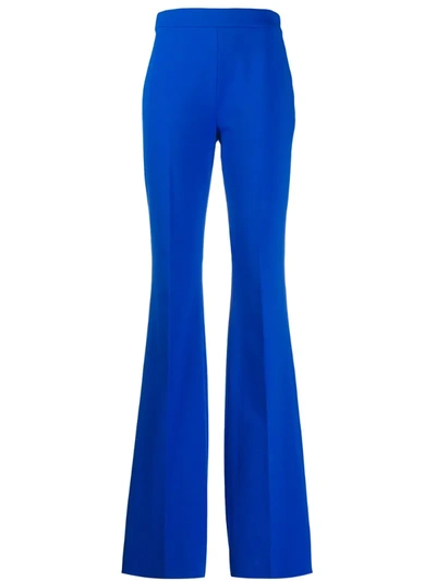 Pucci High-waisted Flared Trousers In Blue