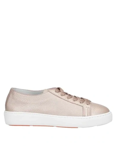 Santoni Sneakers In Dove Grey