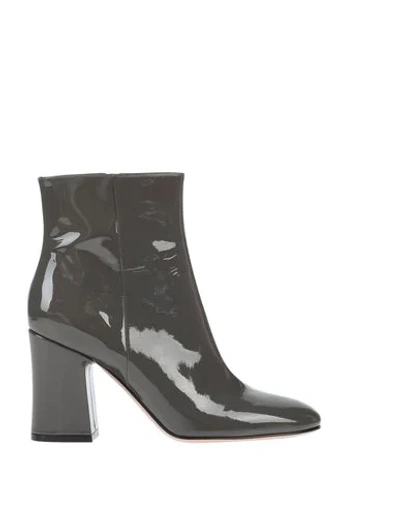 Gianvito Rossi Ankle Boots In Lead