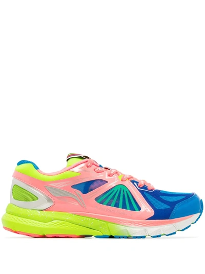 Li-ning Multicoloured Fusion Rider Ace Sneakers In Blue