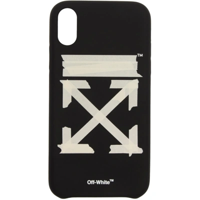 Off-white Black & Beige Tape Arrows Iphone Xr Case
