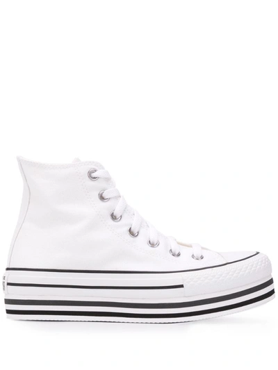 Converse White 'chuck Platform' High White Trainers