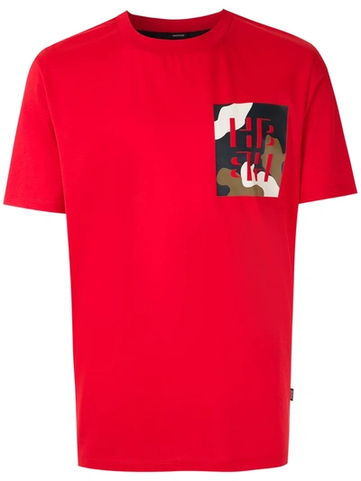 Hugo Boss Boss Mercerised Cotton Tames 12 T-shirt Colour: Red
