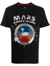 Alpha Industries Alpha - T-shirt+stampa 07 Blu Mission To Mars In Black