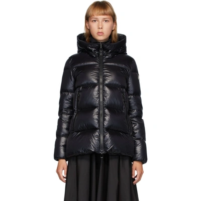 Moncler Black Down Serrite Jacket In 999 Black