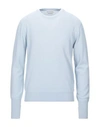 Ballantyne Cashmere Blend In Sky Blue