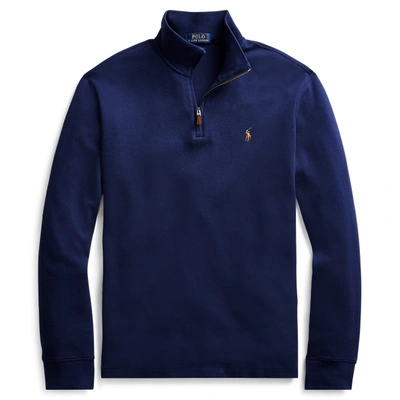 Polo Ralph Lauren Estate-rib Quarter-zip Pullover In Cruise Navy ModeSens