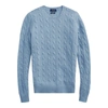 Ralph Lauren Cable-knit Cashmere Sweater In Sky Heather