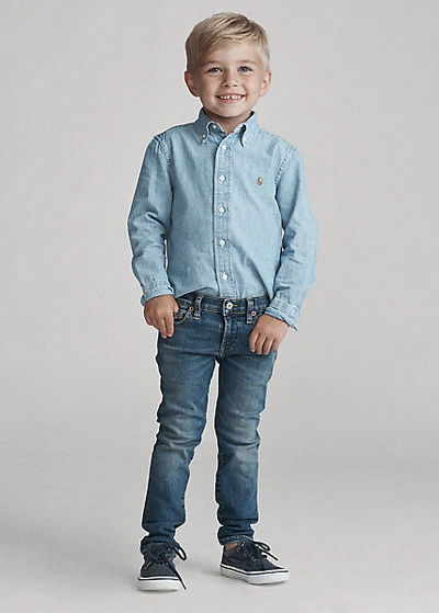 Polo Ralph Lauren Kids' Eldridge Skinny Stretch Jean In Aiden Wash