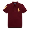 Polo Ralph Lauren Kids' Big Pony Cotton Mesh Polo In Classic Wine