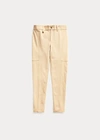 Polo Ralph Lauren Kids' Stretch-cotton-blend Legging In French Navy