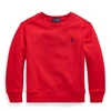 Polo Ralph Lauren Kids' Cotton-blend-fleece Sweatshirt In Red