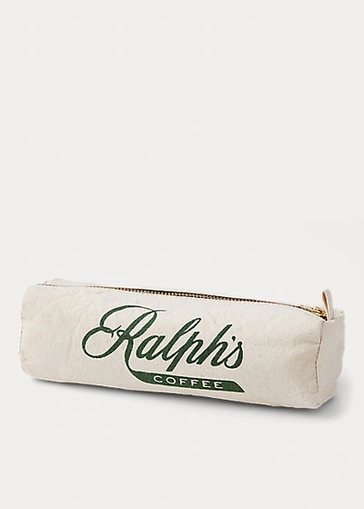 Ralph Lauren Ralph's Coffee Pencil Pouch In White