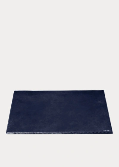 Polo Ralph Lauren Brennan Small Blotter In Saddle