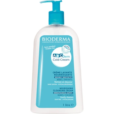 Bioderma Abcderm Cold Cream: Cleansing Cream 33.8 Fl. Oz.