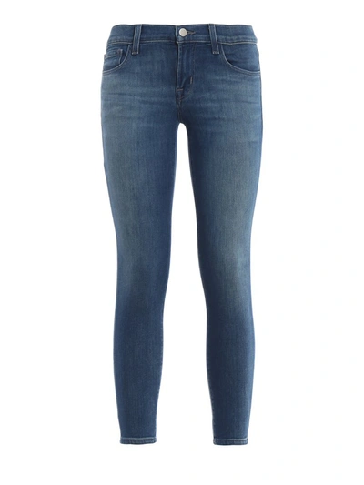 J Brand Leenah High-rise Skinny Jeans In Blue