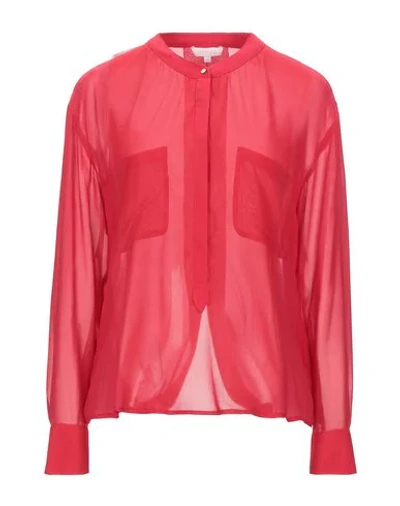 Intropia Silk Shirts & Blouses In Red
