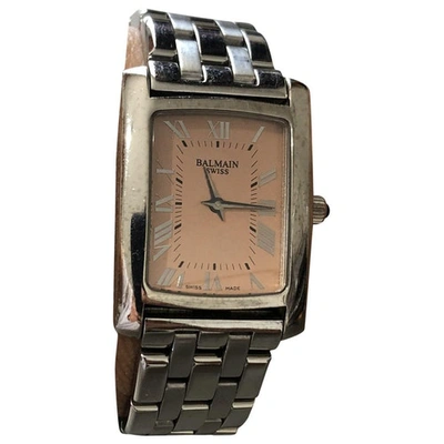 Pre-owned Balmain Steel Watch