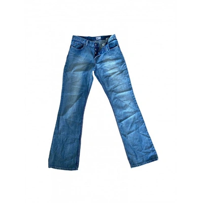 Pre-owned Tommy Hilfiger Blue Cotton Jeans