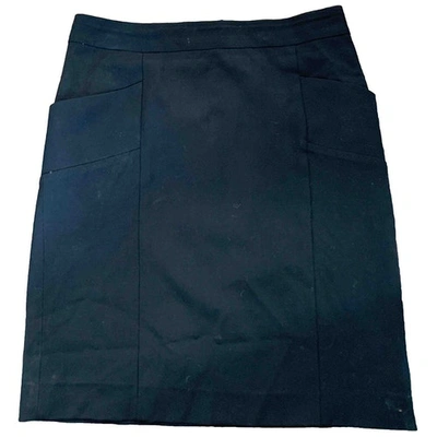 Pre-owned Gerard Darel Wool Skirt Suit In Black