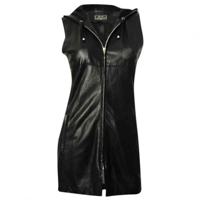Pre-owned Sylvie Schimmel Leather Jacket In Black