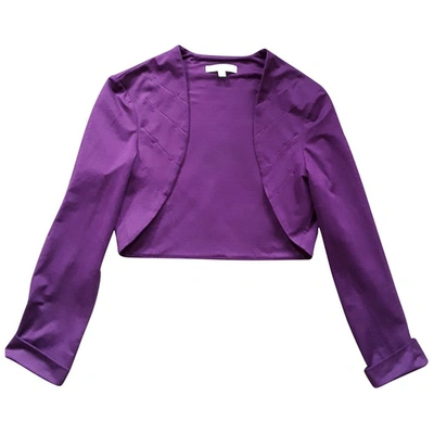 Pre-owned Paule Ka Purple Cotton Top