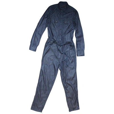 Pre-owned Citizens Of Humanity Navy Cotton Jumpsuit