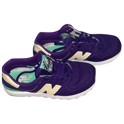 Pre-owned New Balance Purple Cloth Trainers