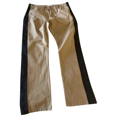 Pre-owned Laurence Dolige Chino Pants In Camel