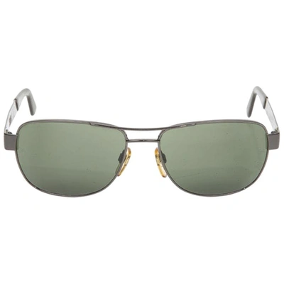 Pre-owned Giorgio Armani Silver Metal Sunglasses