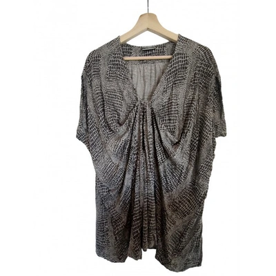 Pre-owned By Malene Birger Tunic In Grey