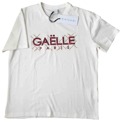 Pre-owned Gaelle Paris White Cotton  Top